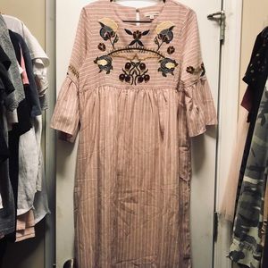 Floral embroidered dress